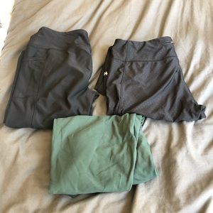 3 Workout Leggings Size Large